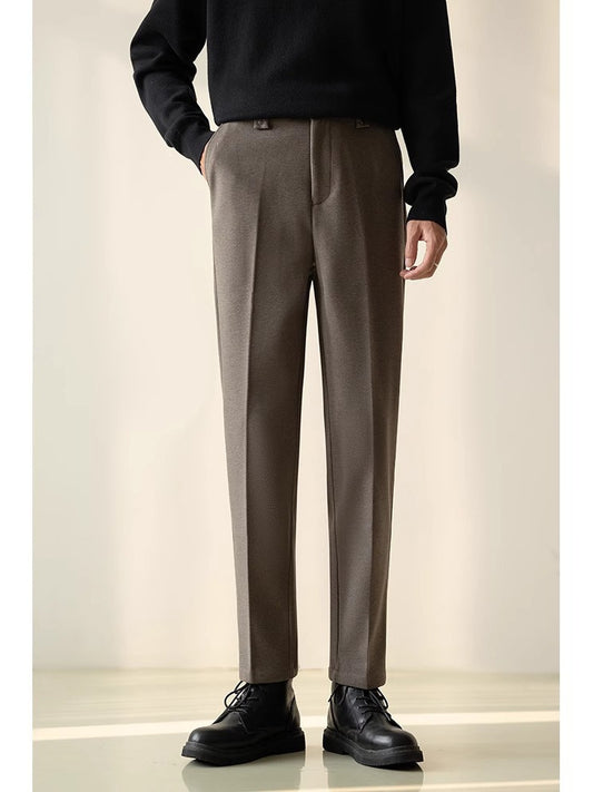 Casual Straight-Leg Suit Pants for Men with Stylish Look globalswanky 03