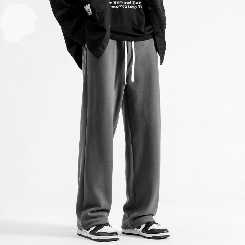 Casual Wide-Leg & Straight-Leg Sweatpants for Relaxed Comfort globalswanky 02