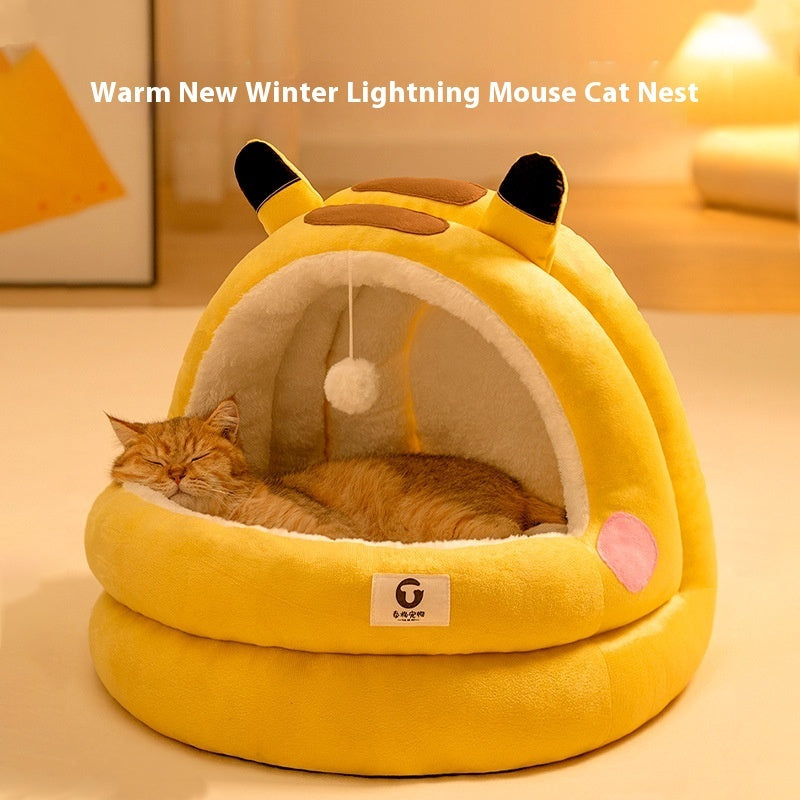 Cat Nest Four Seasons Universal Winter Warm Closed Global swanky 1