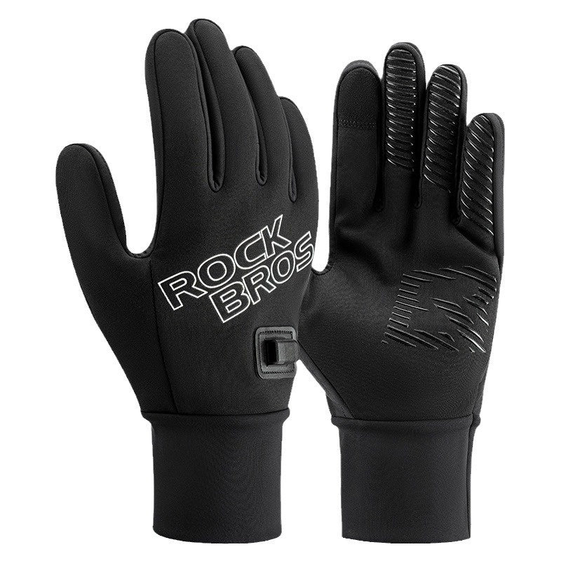 Charging Heating Warming Touchscreen-compatible Cycling Gloves Global swanky 3