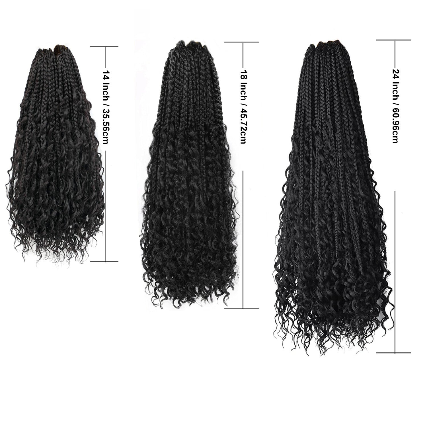  Chemical Fiber Hair Three-Strand African Braid Crochet Style
global-swanky 3