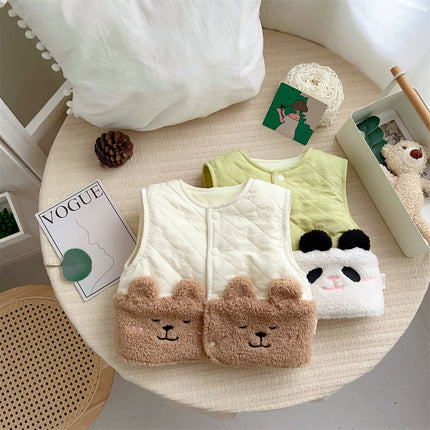  Children’s Cartoon Fleece Vest Windproof Thick Winter Jacket
global swanky 1