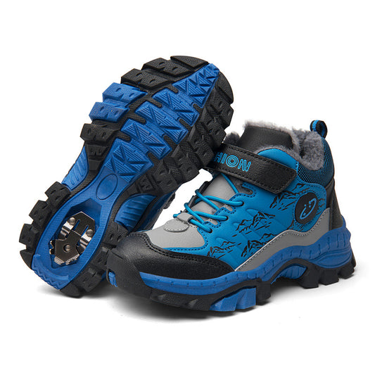 Children's Cotton Shoes Boys Two Cotton Large Cotton Hiking Shoes Global swanky 2