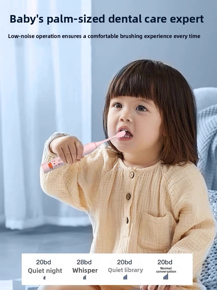 Children's Electric Toothbrush Soft Bristles Sensitive Gums global-swanky 2