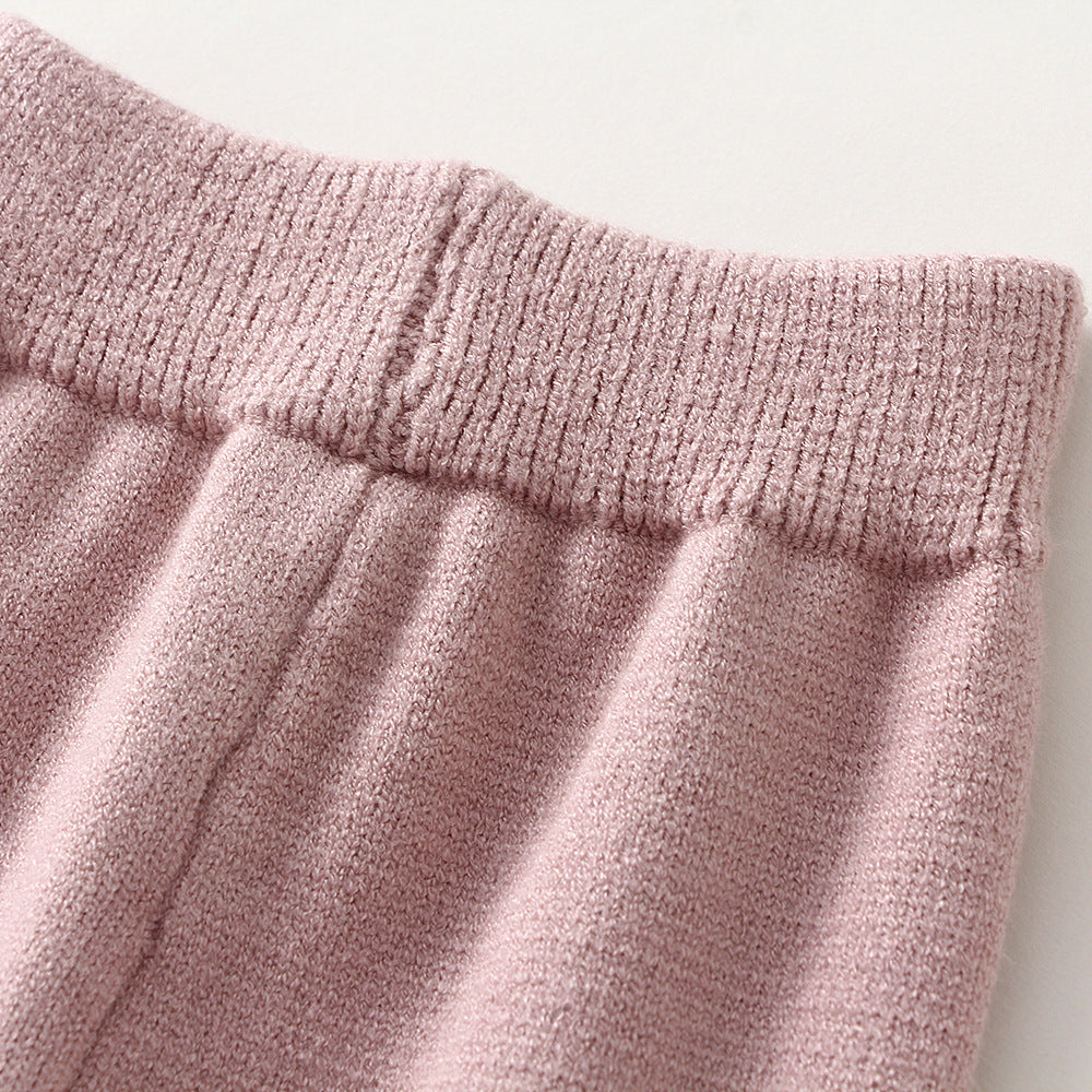  Children’s Knitted Love Solid Color Sweater and Pants Set
global-swanky 2