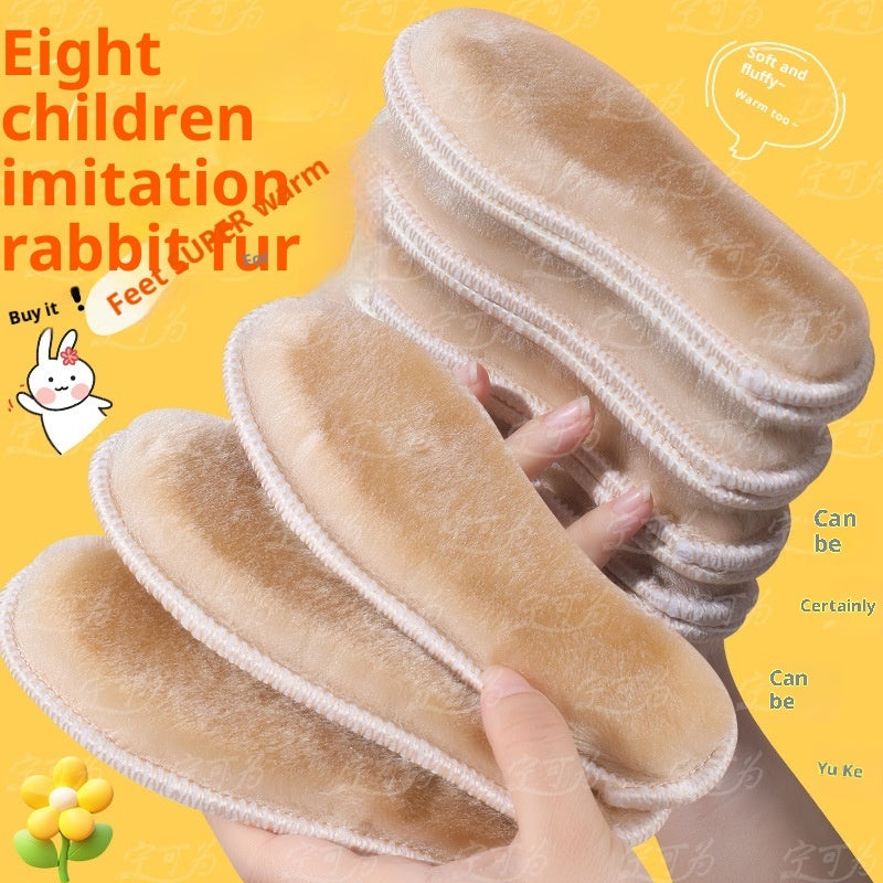 Children's Warm Fleece Lined Winter Insoles Soft Support global swanky 1