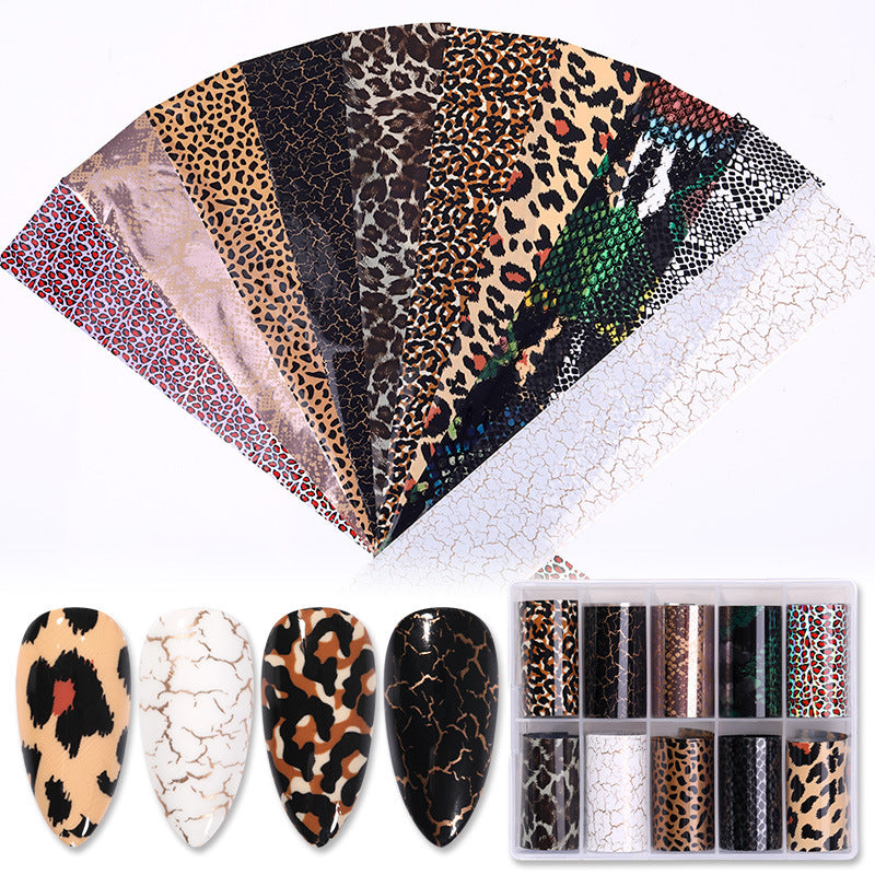 Classic Manicure Nail Sticker Set – Ins Snake Star Designs global swanky 3
