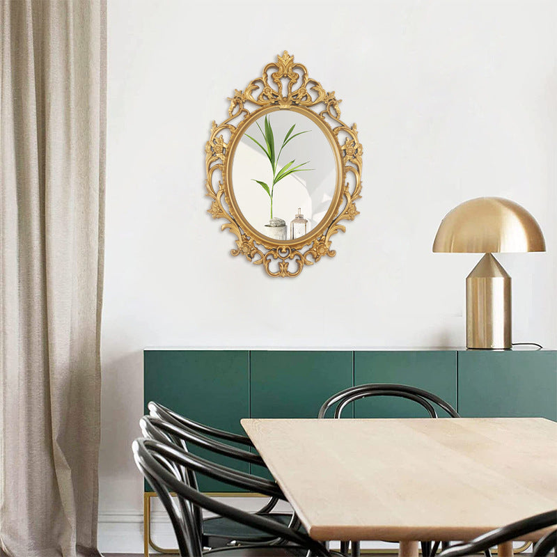 Classical Oval Decoration Retro Mirror globalswanky 01
