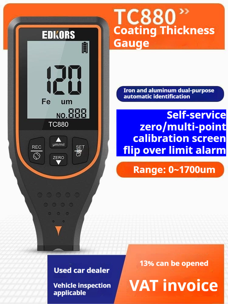 Coating Thickness Gauge With High Precision Paint Testing Kit Global swanky 3