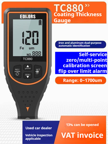 Coating Thickness Gauge With High Precision Paint Testing Kit Global swanky 3