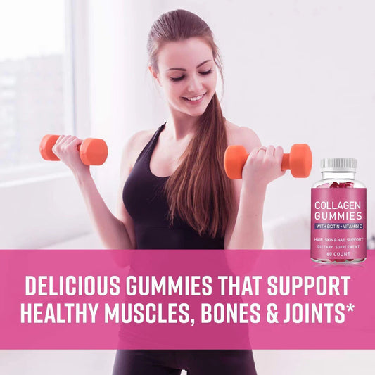Collagen Gummies for Glowing Skin, Hair & Nail Health global swanky 2