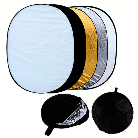 Collapsible Light Reflector Multi-Photo Portable Photography globalswanky 01
