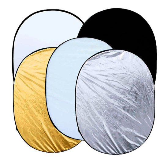 Collapsible Light Reflector Multi-Photo Portable Photography globalswanky 02
