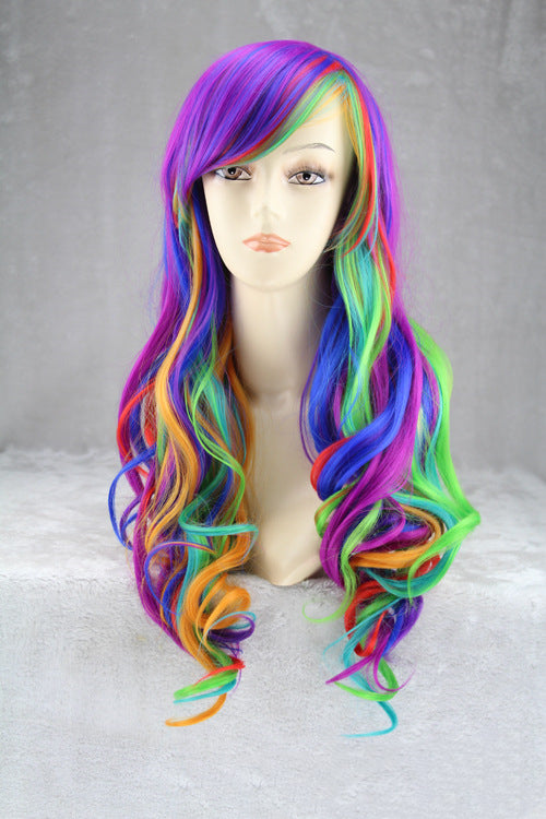Colorful Rainbow Gradient Hairstyle – Vibrant Fashion Hair Wigs
Global swanky 3
