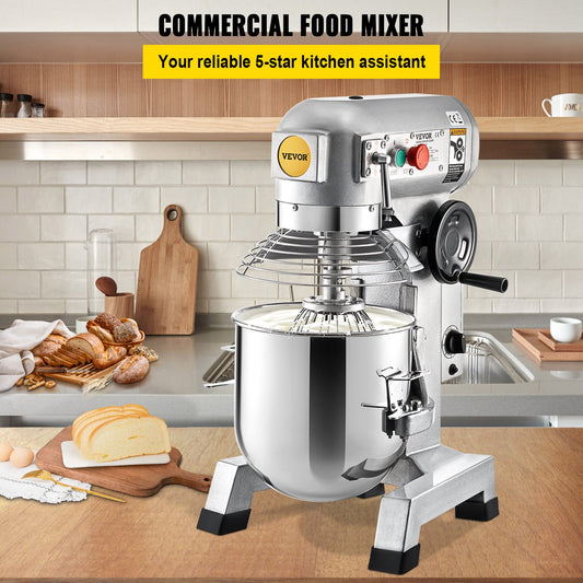 Commercial Food Mixer 30Qt Heavy Duty Stainless Steel Bowl globalswanky 03