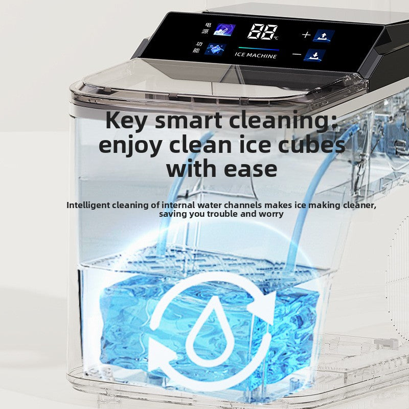 Compact Cube Ice Maker for Home Kitchen Daily Use Machine globalswanky 02