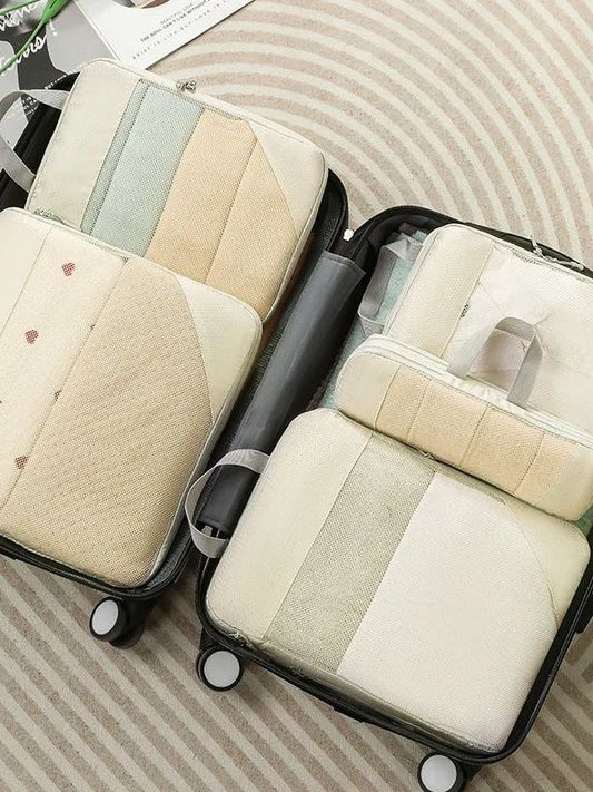 Compression Packing Cubes for Suitcases and Travel Bags Set globalswanky 02