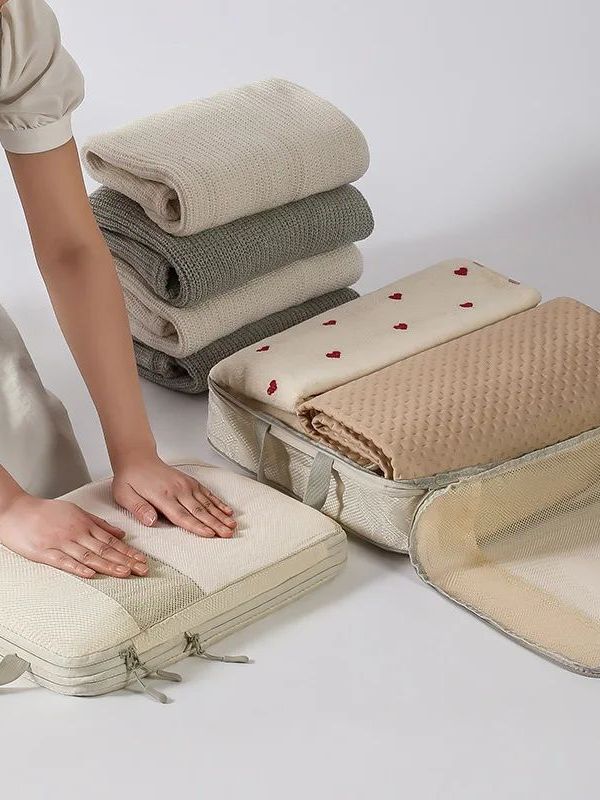 Compression Packing Cubes for Suitcases and Travel Bags Set globalswanky 03