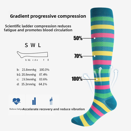 Compression Sports Socks for Running Cycling Daily Support globalswanky 02