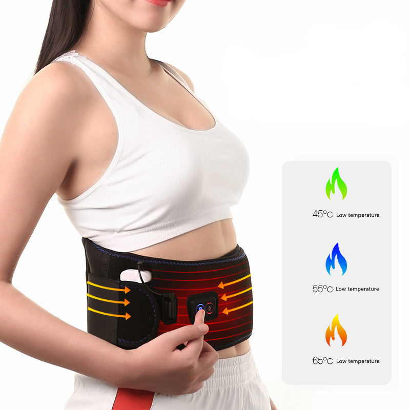 Cordless Heating Pad for Back Pain Relief with Massage  global-swanky 1