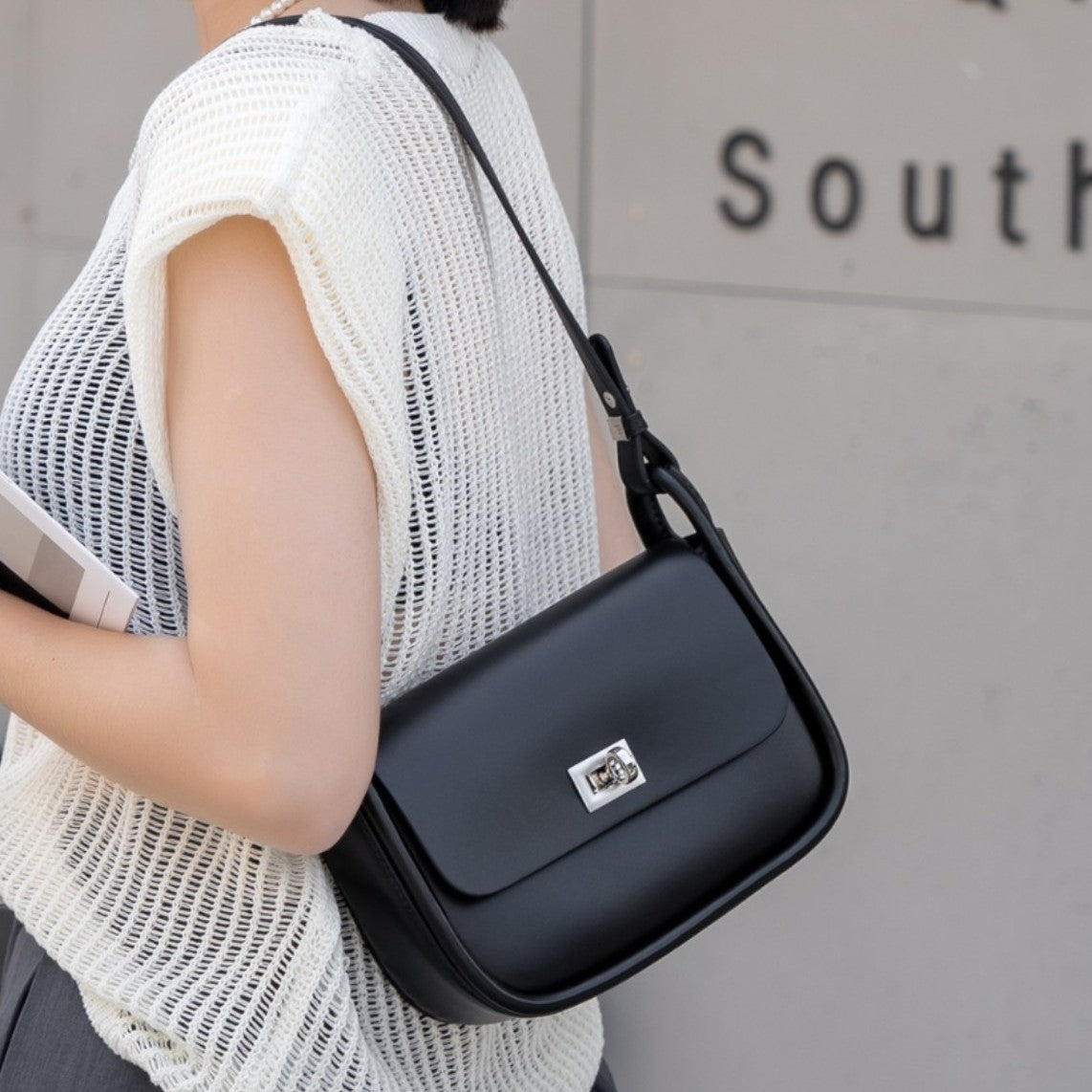 Cowhide Underarm Bags With Shoulder and Crossbody Carry Style Global swanky 1