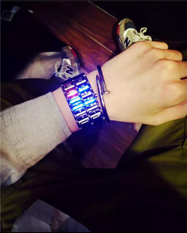 Creative LED Light Men & Women Digital Wristwatch – Stylish 
global-swanky 2