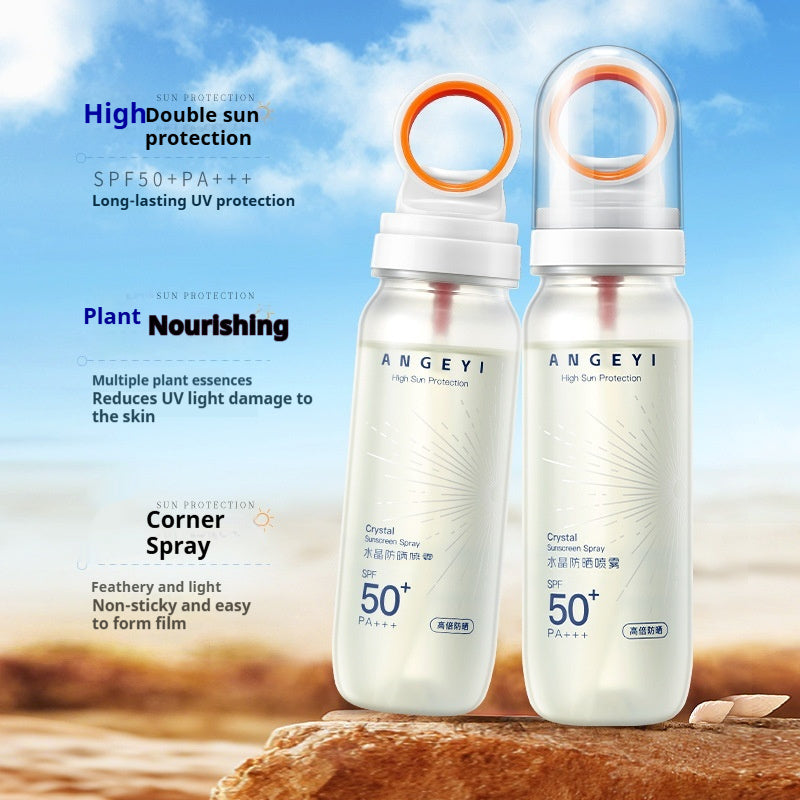 Crystal Sunscreen Spray SPF50 for Full Body UV Protection Care Global swanky  2