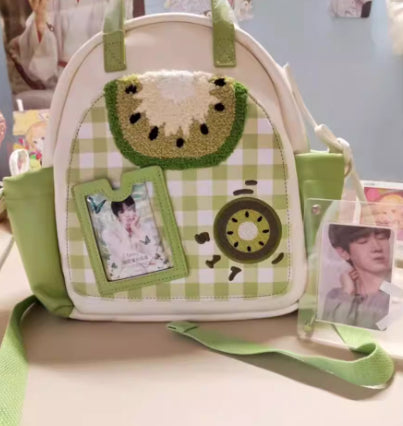Cute Kiwi Fruit Backpack Sweet Minimalist Girls Bag global swanky 3