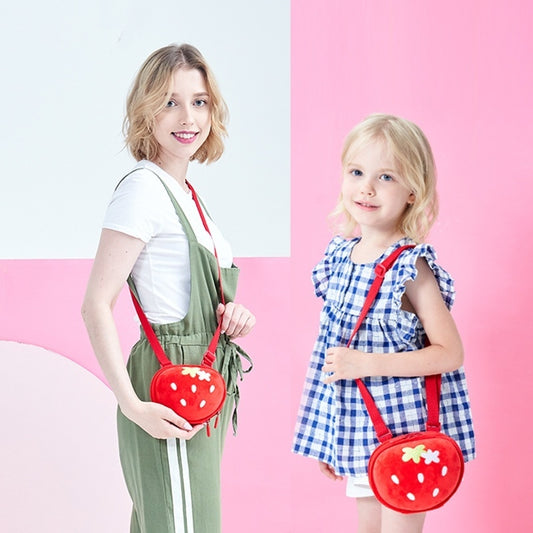 Cute Strawberry Fruit Cartoon Children's Crossbody Bag Global swanky 1