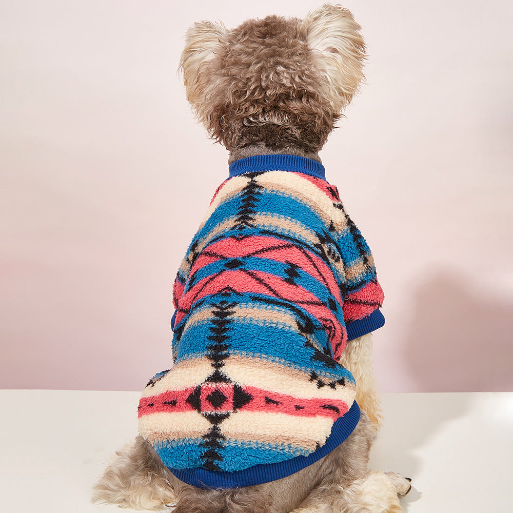 Cute Striped Fleece Dog Sweatshirt – Stylish Pet Clothes
global-swanky 3