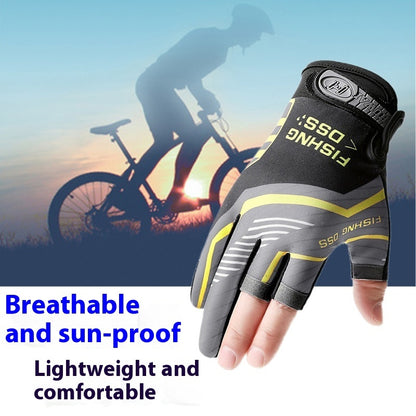 Cycling Lure Fishing Gloves Sun Protection Windproof Global swanky 1