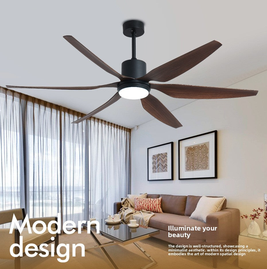 DC Ceiling Fan Light And Variable Frequency Quiet Airflow global-swanky 2