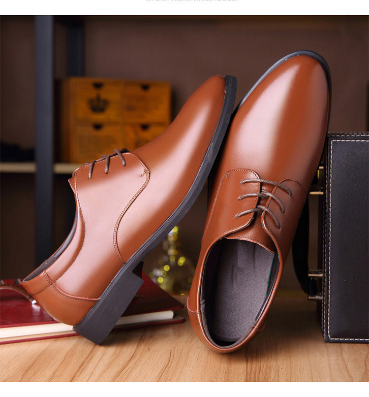 Daily Pointed Formal Leather Shoes for Office Wear Style Global swanky 1