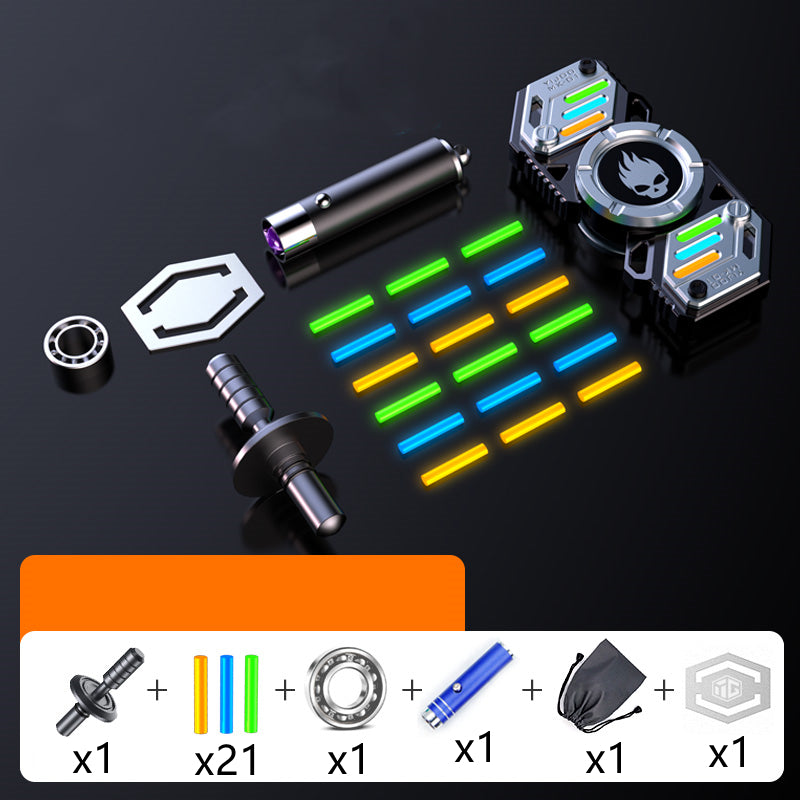 Deformable Luminous Fidget Spinner Toy for Stress Relief Fun globalswanky 02
