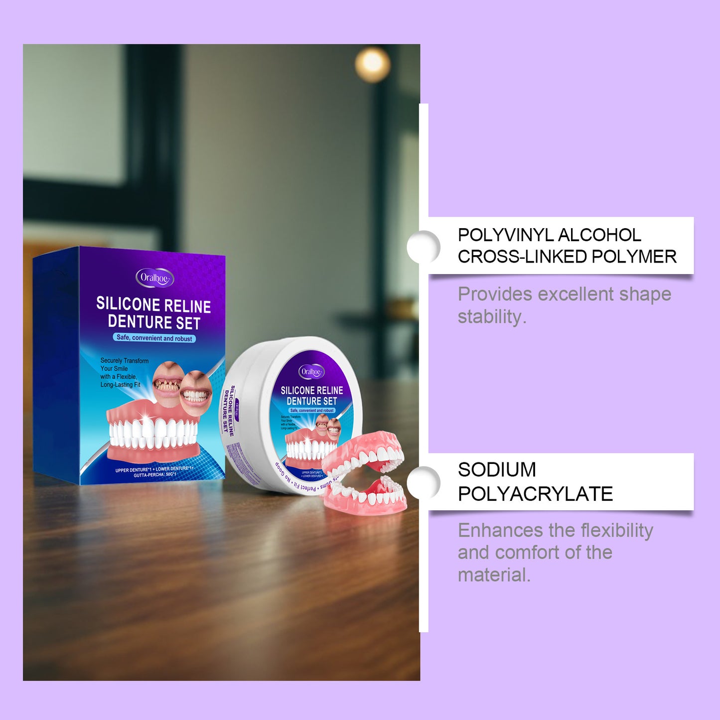 Denture-Adjacent Braces for Comfortable Oral Support and Fit global swanky 2