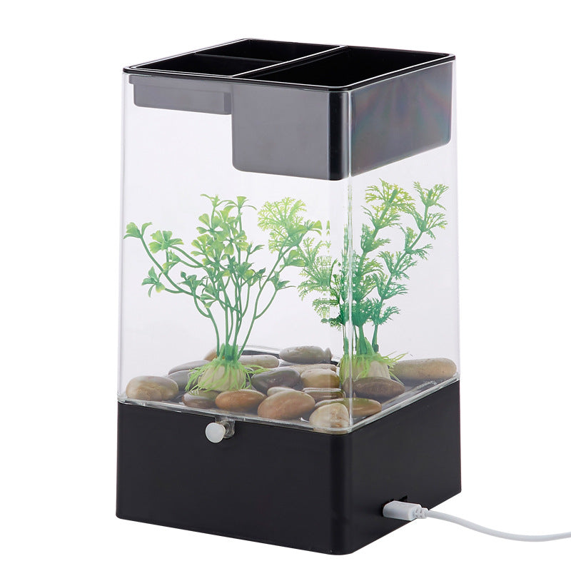Desktop acrylic transparent fish tank Global swanky 1