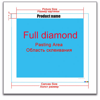  Diamond Painting DIY Four Consecutive 5D Crystal Wall Art Set
global-swanky 2