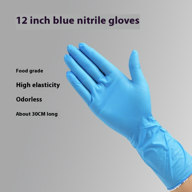 Disposable Dishwashing Gloves Extended Waterproof Latex Use globalswanky 01