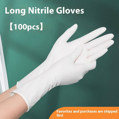 Disposable Dishwashing Gloves Extended Waterproof Latex Use globalswanky 03