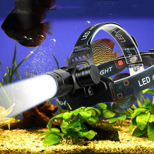 Diving Headlight Head Mounted LED Underwater Diving Light globalswanky 01