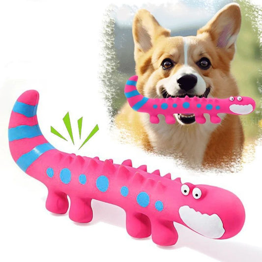 Dog Chew Toy Latex Lizard Squeaky Pet Toys For Small Medium Dogs Interactive Funny Dog Sounding Training Toy Pet Supplies Global swanky 1