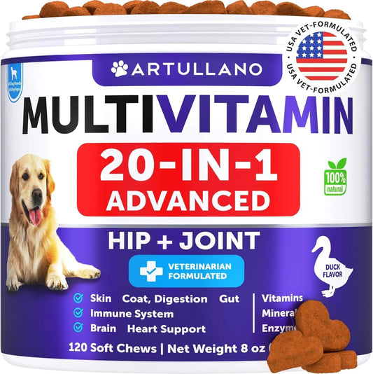 Dog Multivitamin Chewable – 20 in 1 Dog Vitamins Chews Global swanky 1