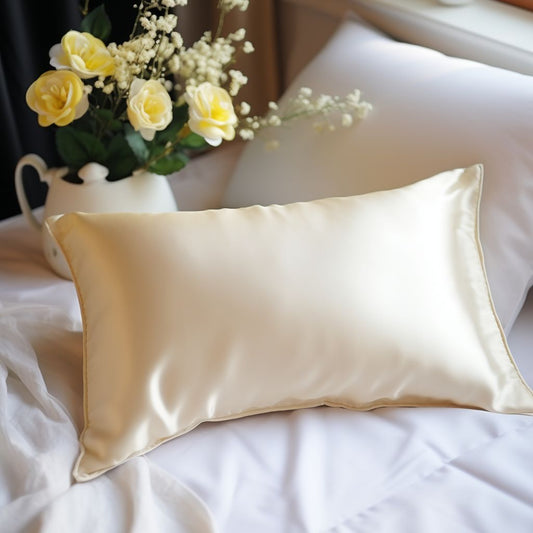 Double-Sided Zipper Silk Pillowcase for Soft Luxury Bedding Global Swanky  1