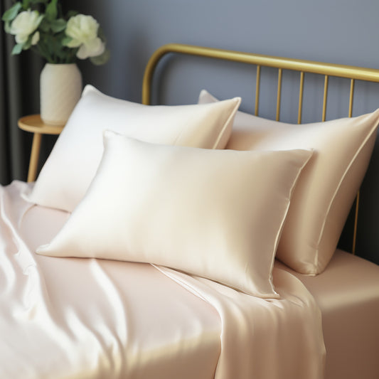 Double-Sided Zipper Silk Pillowcase for Soft Luxury Bedding Global Swanky  3