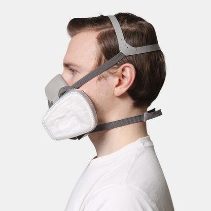 Dual-Cartridge Respirator Mask for Painting & Workshop Safety Global swanky 3
