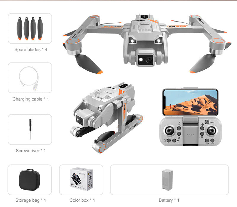 Dual Camera UAV with GPS Return Flight and Obstacle Avoidance Global swanky 