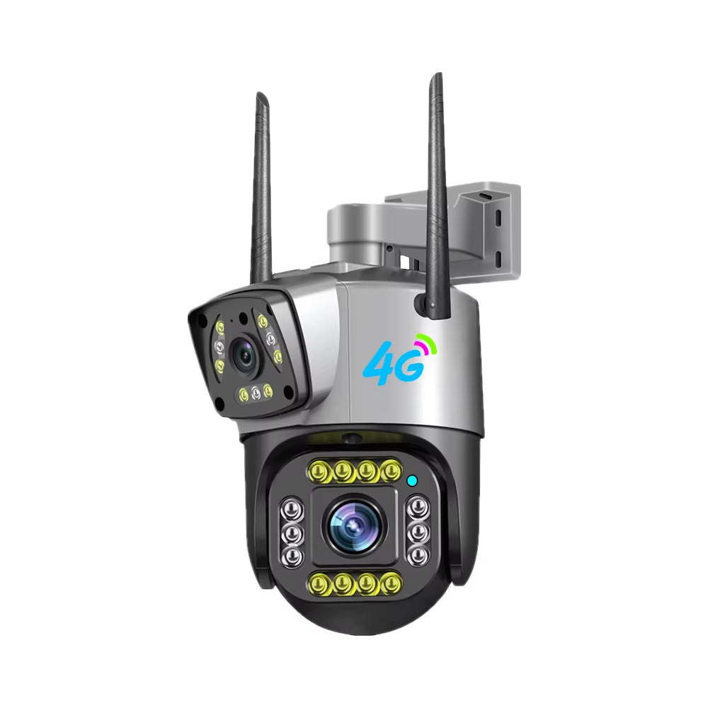 Dual Lens Home Camera with Two-Way Voice Intercom for Security globalswanky 01