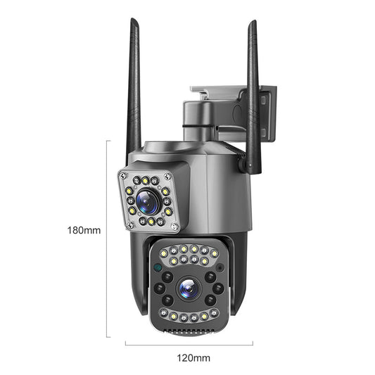 Dual Lens Home Camera with Two-Way Voice Intercom for Security globalswanky 03