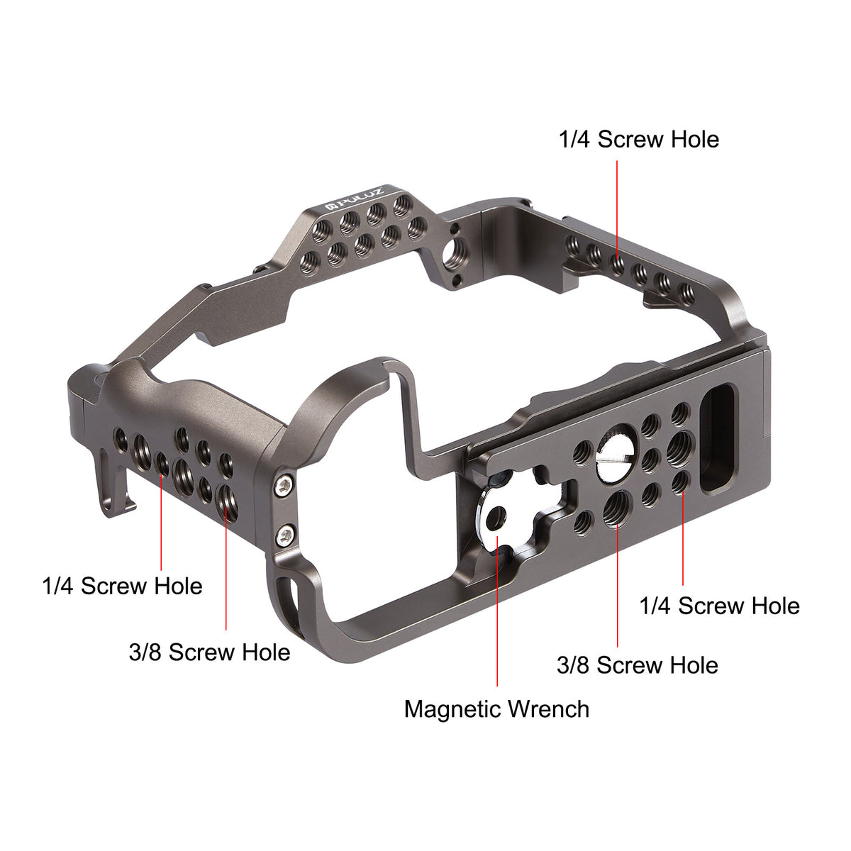 EOS Camera Cage Border for DSLR Video Rig and Accessory Setup Global Swanky 04