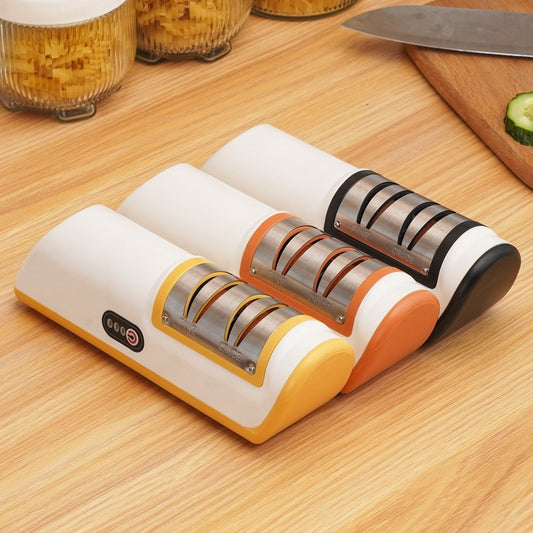 Electric Knife Sharpener for Fast Precise Blade Sharpening global-swanky 1